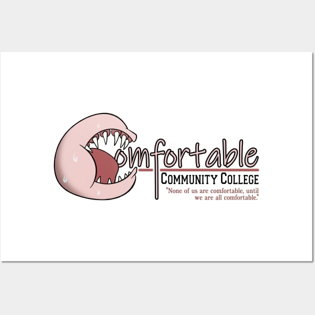 Comfortable Doug's Community College Logo Wall Art by Spirit_Flyswatter